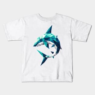 Geometric Shark 1 Kids T-Shirt